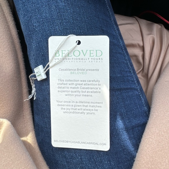 Wedding Dress by Beloved with matching vail and accessories size 10 - Picture 13 of 15